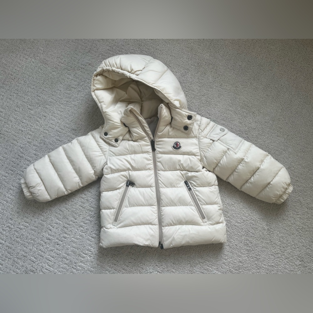 Moncler Baby/Kids White Puffer Jacket